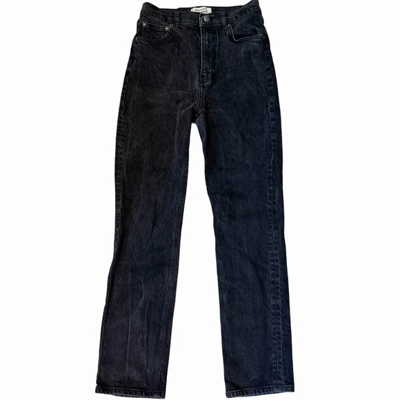 Reformation Dark Denim Straight Leg Jeans - Picture 1 of 4